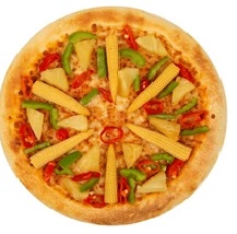 BELL PEPPER AND CORN PIZZA